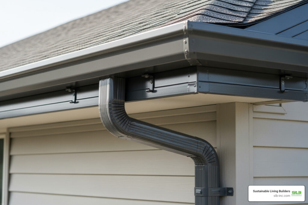 painting galvanized gutters