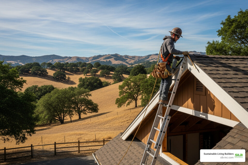 Which companies specialize in installing attic baffles from outside in Sonoma County?"