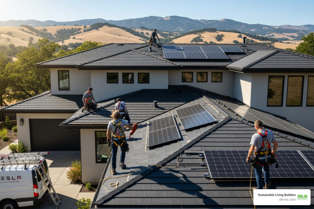 tesla solar roof installation service in santa rosa, ca