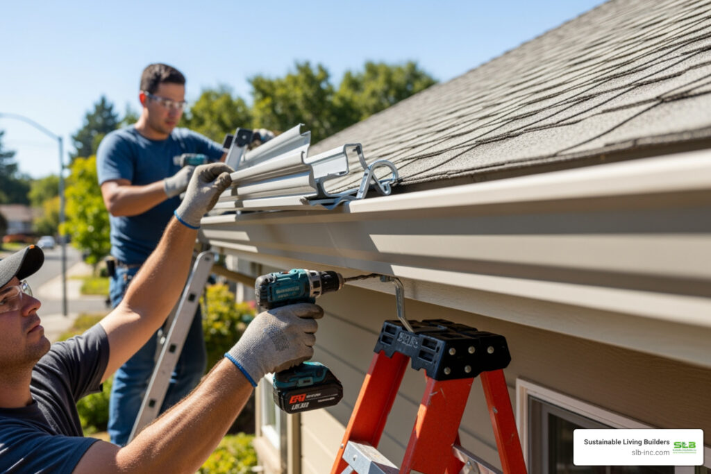 home gutter installation in rohnert park, ca