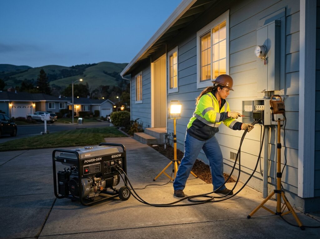 emergency home electrification in petaluma, ca